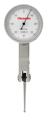 Vippeindikator 0-0,8 x 0,01mm standard urskive med 25mm vippearm 10370025