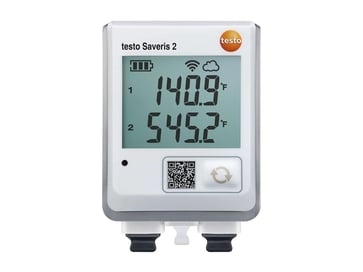 Testo Saveris 2-T3 - WiFi data logger with display and 2 connections for TC temperature probes 0572 2033