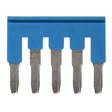 Cross bar for terminal blocks 4mm² push-in plusmodels 5 poles blue color XW5S-P4.0-5BL 669997