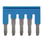 Cross bar for terminal blocks 4mm² push-in plusmodels 5 poles blue color XW5S-P4.0-5BL 669997 miniature