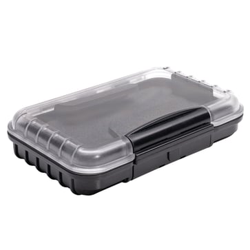 OUTDOOR case in black/transparent with foam insert 135x75x20 mm Model: 200 70515003