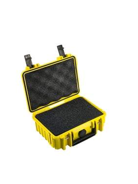OUTDOOR case in yellow with foam insert 205x145x80 mm Volume 2,3 L Model: 500/Y/SI 70515010