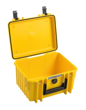 OUTDOOR case in yellow 250x175x155 mm with padded partition inserts Volume: 6,6 L Model: 2000/Y/RPD 70515213