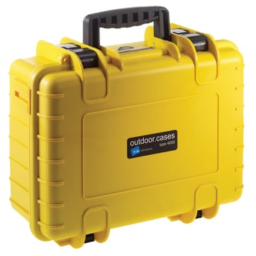 OUTDOOR case in yellow with padded partition inserts 385x265x165 mm Volume: 16,6 L Model: 4000/Y/RPD 70515413