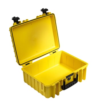 OUTDOOR case in yellow with foam insert 430x300x170 mm Volume: 22,1 L Model: 5000/Y/SI 70515510