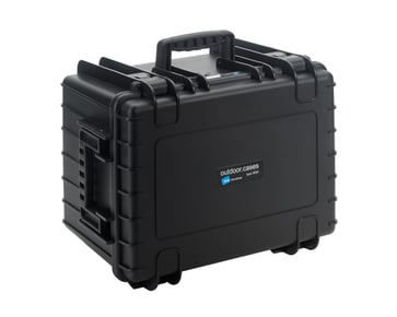 OUTDOOR case in black with foam insert 430x300x300 mm Volume: 37,9 L Model: 5500/B/SI 70515555