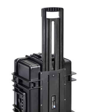 OUTDOOR case in black with foam insert 535x360x225 mm Volume: 42,8 L Model: 6700/B/SI 70515675