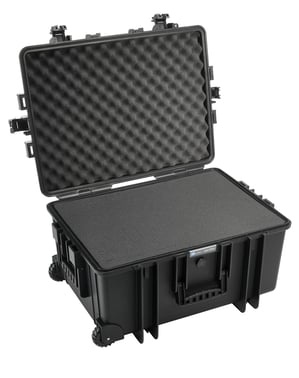 OUTDOOR case in black with foam insert 585x410x295 mm Volume: 70,9 L Model: 6800/B/SI 70515685