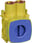 OPUS 66 dåse for indstøbning gul 1 modul 504N1000 miniature