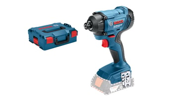 Blue Bosch 18V Impact driver GDR 18V-160 solo wo/charger and battery w/case 06019G5104