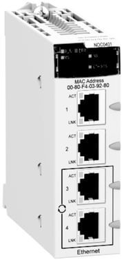 Ethernet communikationmodul M340 - 4 x RJ45 10/100 BMXNOC0401
