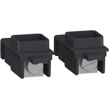 Cable terminals (2 pcs) for Compact NSXm circuit breakers Suitable for Aluminum and Copper cables with cross section area from 2,5 mm2 to 70 mm2 LV426966
