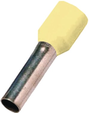 Isoleret terminalrør gul 0,25mm² L=6mm ICIAE0256HGE