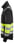 Snickers HiViz sweatjakke lang lynlås klasse 1 str L sort/gul 80340466006 miniature