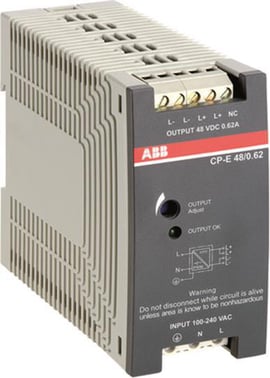 CP-E 48/0.62 Power supply In:100-240VAC Out: 48VDC/0.62A 1SVR427030R2000