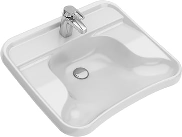 Ifö Care washbasin with taphole with out overflow 660 x 575 x 190 mm 500.655.01.2