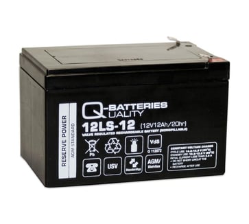 Q-Batteries 12V-12Ah blybatteri 151X98X95 VDS 100030951