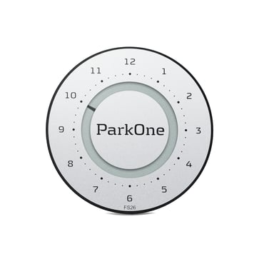 ParkOne 2 - Elektronisk parkeringsskive Titanium Silver 4010