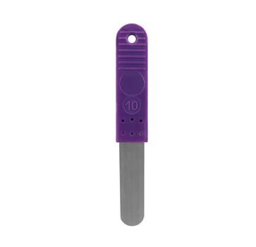 Feeler gauge 0,10 mm with plastic handle (purple) 10590010