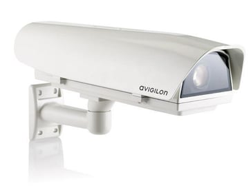 Stort kamerahus for Avigilon HD IP Professional kameraer med 12VDC/24VDC ventileret køler, vægbeslag og solskærm, ES-HD-CWS-LG ES-HD-CWS-LG