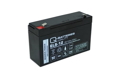 Q-Batteries 6V-12AH 151X 50X94 F1 Lead Acid Battery 100030939
