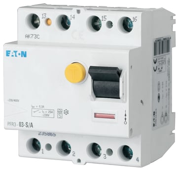 PFIM-40/4/03-S/A-MW - Residual current circuit breaker (RCCB), 40A, 4p, 300mA, type S/A 235468