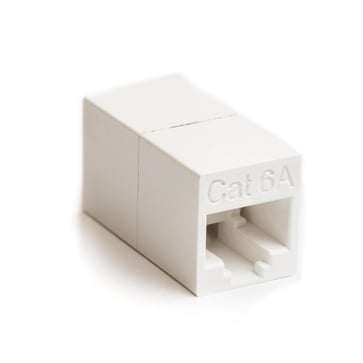 Straight In-Line Coupler 180° Cat 6A Unshielded 404010