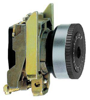 Harmony potentiometerhoved i metal for montering af løst potentiometer med ø6 mm aksel ZB4BD912