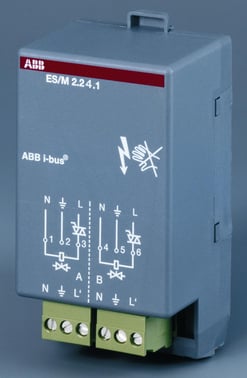 KNX snap-on elektronisk kontaktaktuator, 2-kanal,  24V ES/M2.24.1 2CDG110014R0011