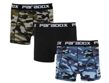 Paradox boxershorts 3 pak Mix 3 - M BXM0207M