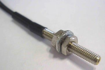 Fiberoptisk sensor, diffus, M3 hoved, koaksial typen, standard R25 fiber, 6 m kabel E32-EC31 6M BY OMN 656864