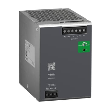 Modicon switchmode strømforsyning optimized til DIN-skinne med 24 VDC 480 W-20 A udgang og 100-240 VAC 1-faset forsyning ABLS1A24200
