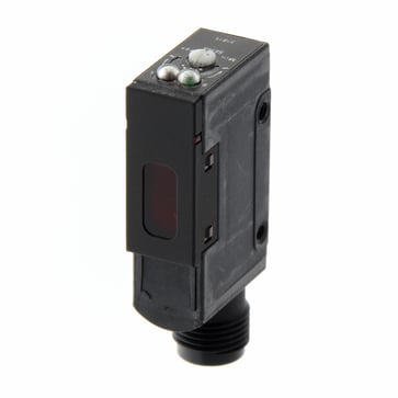 Fotoaftaster, retroreflekterende, 1 m, DC, 3-leder, PNP, lodret, M12 plug-in E3S-R86 130359