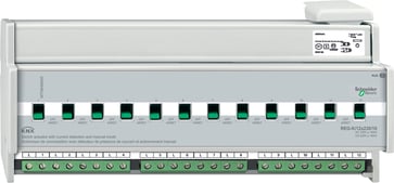 KNX Relæ udgang DIN 12x230/16 med manuel betjening og strømmåling MTN648495