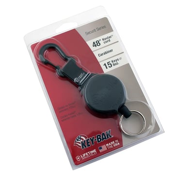 KEY-BAK key reel 488 Securit carabiner and kevlar cord 20180145