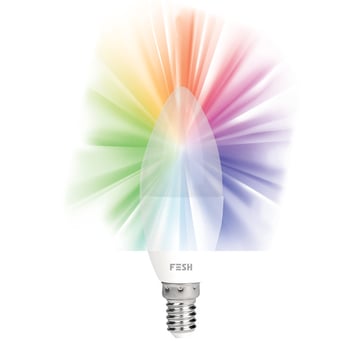 FESH Smart Home LED kertepære - Multicolor E14 5W Ø 37 207502