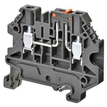 Knife edge disconnect terminal block with screw connection formounting on TS 35; nominal cross section 4mm² XW5T-S4.0-KD 669306