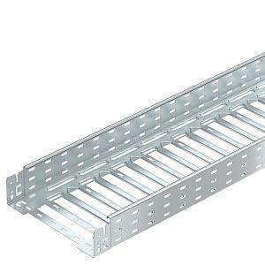 Cable tray MKSM perforated, quick connector 85x300x3050, St, FS 6059086