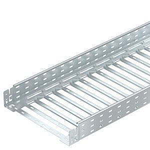 Cable tray MKSM perforated, quick connector 85x400x3050, St, FS 6059088