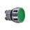 Head for non illuminated push button, Harmony XB4, green flush pushbutton Ø22 mm spring return unmarked ZB4BA34 miniature