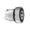 Head for illuminated push button, Harmony XB4, metal, black flush, 22mm, spring return, white marked T ZB4BA245 miniature