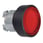 Head for non illuminated push button, Harmony XB4, red flush pushbutton Ø22 mm spring return unmarked ZB4BP4837 miniature
