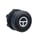 Head for non illuminated push button, Harmony XB5, XB4, black flush pushbutton Ø22 mm spring return "T" ZB5AA245 miniature