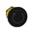 Harmony paddetrykshoved i plast med Ø40 mm padde i sort farve med gul hals og drej for at frigøre til brug for sikkert stop ZB5AS842Y miniature