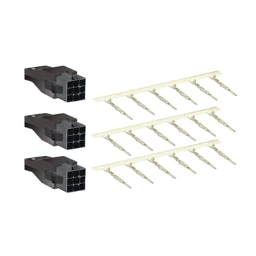 encoder connector kit, leads connection for BCH2.B/.D./.F - 40/60/80mm, CN2 plug VW3M8D1A