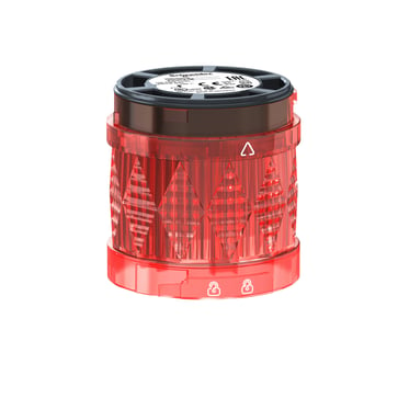 Harmony XVU Ø60 mm lystårn, lysmodul med blinkende LED lys i rød farve  XVUC44