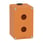 Harmony tom trykknapkasse i orange metal med 2 x Ø22 mm huller for trykknapper og 2 x M20 forskruninger 130 x 80 x 77 mm XAPO2502 miniature