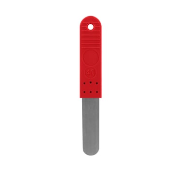 Søgerblad 0,40 mm med plastik håndtag (rød) 10590040