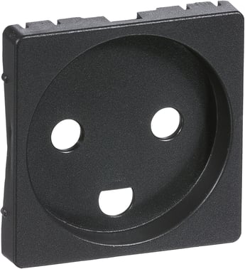 LK FUGA cover for socket - 1 m - 2P+E - charcoal grey 530D8811