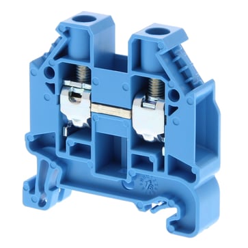Feed-through DIN rail terminal block with screw connection formounting on TS 35; nominal cross section 10mm² XW5T-S10-1.1-1BL 669342